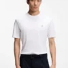 Mercerized-cotton T-shirt with Double B monogram