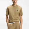 Mercerized-cotton T-shirt with Double B monogram