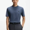 Mercerized-cotton T-shirt with Double B monogram
