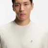 Mercerized-cotton T-shirt with Double B monogram