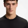 Mercerized-cotton T-shirt with Double B monogram