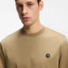 Mercerized-cotton T-shirt with Double B monogram