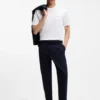 Mercerized-cotton T-shirt with Double B monogram
