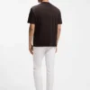 Mercerized-cotton T-shirt with Double B monogram