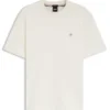 Mercerized-cotton T-shirt with Double B monogram