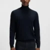 Merino-wool rollneck sweater in a slim fit Merino-wool rollneck sweater in a slim fit