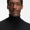 Merino-wool rollneck sweater in a slim fit