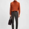 Merino-wool rollneck sweater in a slim fit