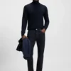 Merino-wool rollneck sweater in a slim fit Merino-wool rollneck sweater in a slim fit