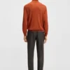 Merino-wool rollneck sweater in a slim fit
