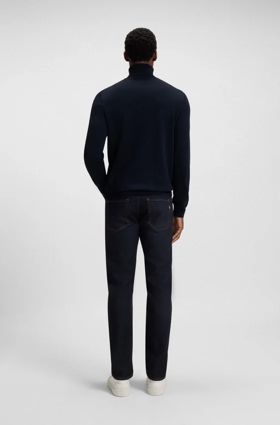 Merino-wool rollneck sweater in a slim fit Merino-wool rollneck sweater in a slim fit