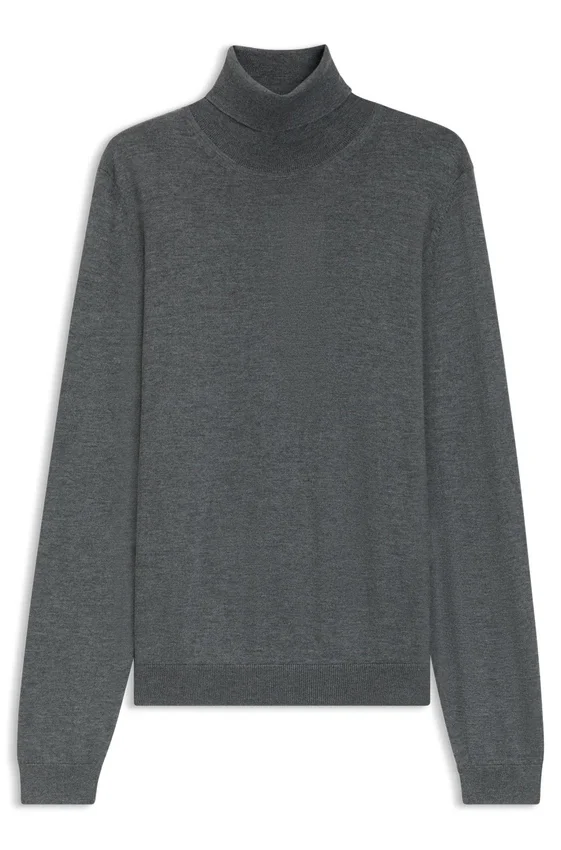 Merino-wool rollneck sweater in a slim fit Merino-wool rollneck sweater in a slim fit