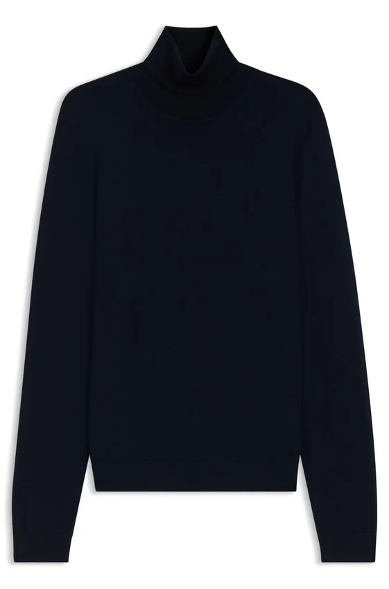 Merino-wool rollneck sweater in a slim fit Merino-wool rollneck sweater in a slim fit