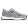 Mesh-detail trainers in mixed materials