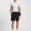 Mesh-jersey slim-fit T-shirt with colour-blocking