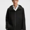 Mesh-lined jacket with water-repellent finish