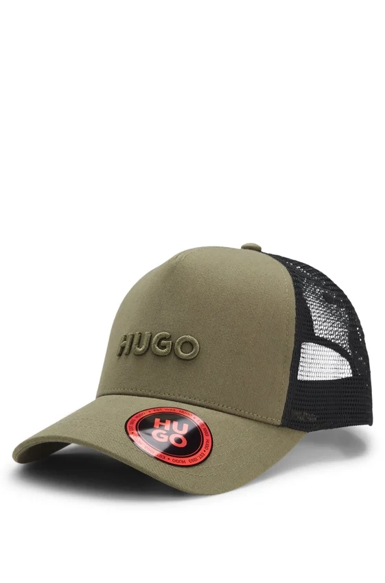 Mesh-panel cap in cotton twill Mesh-panel cap in cotton twill