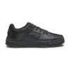 Mesh-trim trainers in faux leather Mesh-trim trainers in faux leather