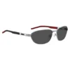 Metal sunglasses with cut-out logo Metal sunglasses with cut-out logo
