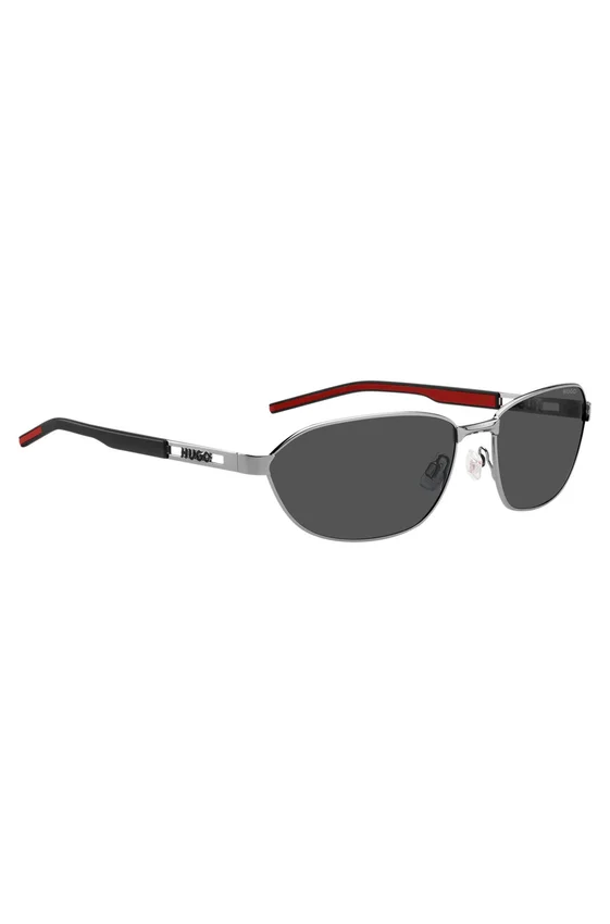 Metal sunglasses with cut-out logo Metal sunglasses with cut-out logo