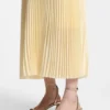 Metallic-leather sandals with block heel