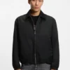 Micro-monogram jacket with water-repellent finish Micro-monogram jacket with water-repellent finish