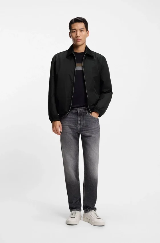 Micro-monogram jacket with water-repellent finish Micro-monogram jacket with water-repellent finish