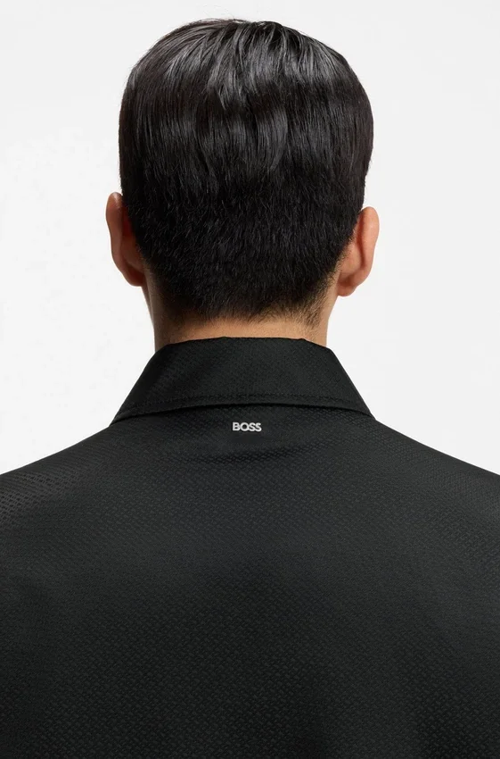 Micro-monogram jacket with water-repellent finish Micro-monogram jacket with water-repellent finish
