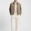 Micro-pattern polo shirt in mercerised cotton Micro-pattern polo shirt in mercerised cotton