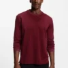 Micro-pattern T-shirt in mercerised cotton