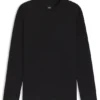 Micro-pattern T-shirt in mercerised cotton