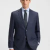 Micro-pattern tie in silk