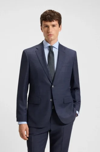 Micro-pattern tie in silk