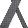Micro-pattern tie in silk