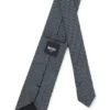 Micro-pattern tie in silk