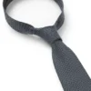 Micro-pattern tie in silk