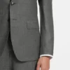 Micro-patterned slim-fit jacket in virgin wool