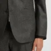 Micro-patterned slim-fit jacket in virgin wool Micro-patterned slim-fit jacket in virgin wool