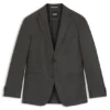 Micro-patterned slim-fit jacket in virgin wool Micro-patterned slim-fit jacket in virgin wool