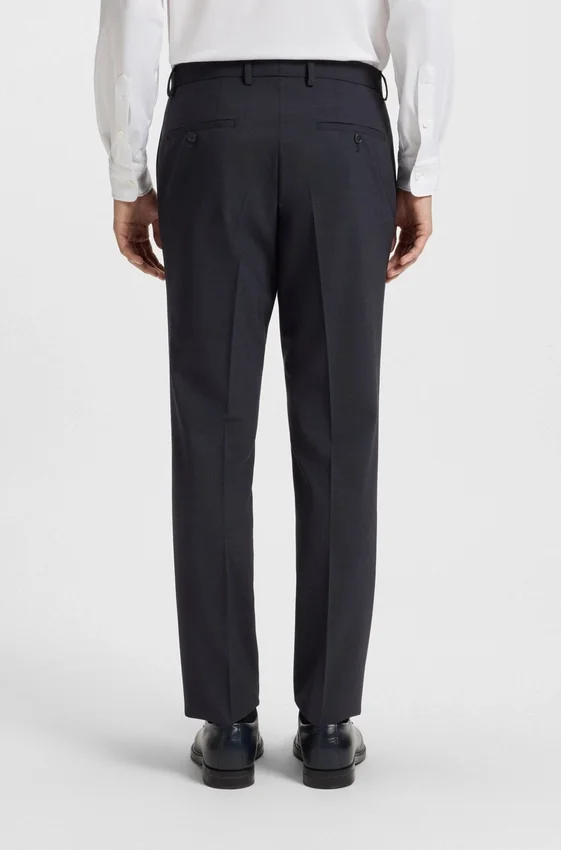 Micro-patterned slim-fit suit in stretch cloth Micro-patterned slim-fit suit in stretch cloth