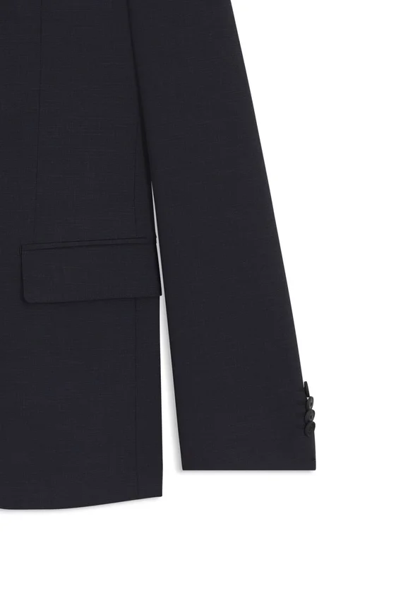Micro-patterned slim-fit suit in stretch cloth Micro-patterned slim-fit suit in stretch cloth