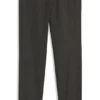 Micro-patterned slim-fit trousers in virgin wool