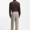 Micro-patterned trousers in an oversized-fit Micro-patterned trousers in an oversized-fit