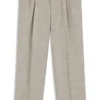 Micro-patterned trousers in an oversized-fit Micro-patterned trousers in an oversized-fit