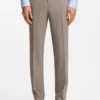 Micro-patterned two-piece slim-fit suit in stretch cloth