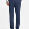 Micro-patterned two-piece slim-fit suit in stretch cloth