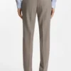Micro-patterned two-piece slim-fit suit in stretch cloth