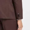 Micro-patterned two-piece slim-fit suit in virgin wool