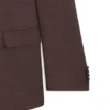Micro-patterned two-piece slim-fit suit in virgin wool