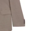 Micro-patterned two-piece slim-fit suit in virgin wool Micro-patterned two-piece slim-fit suit in virgin wool